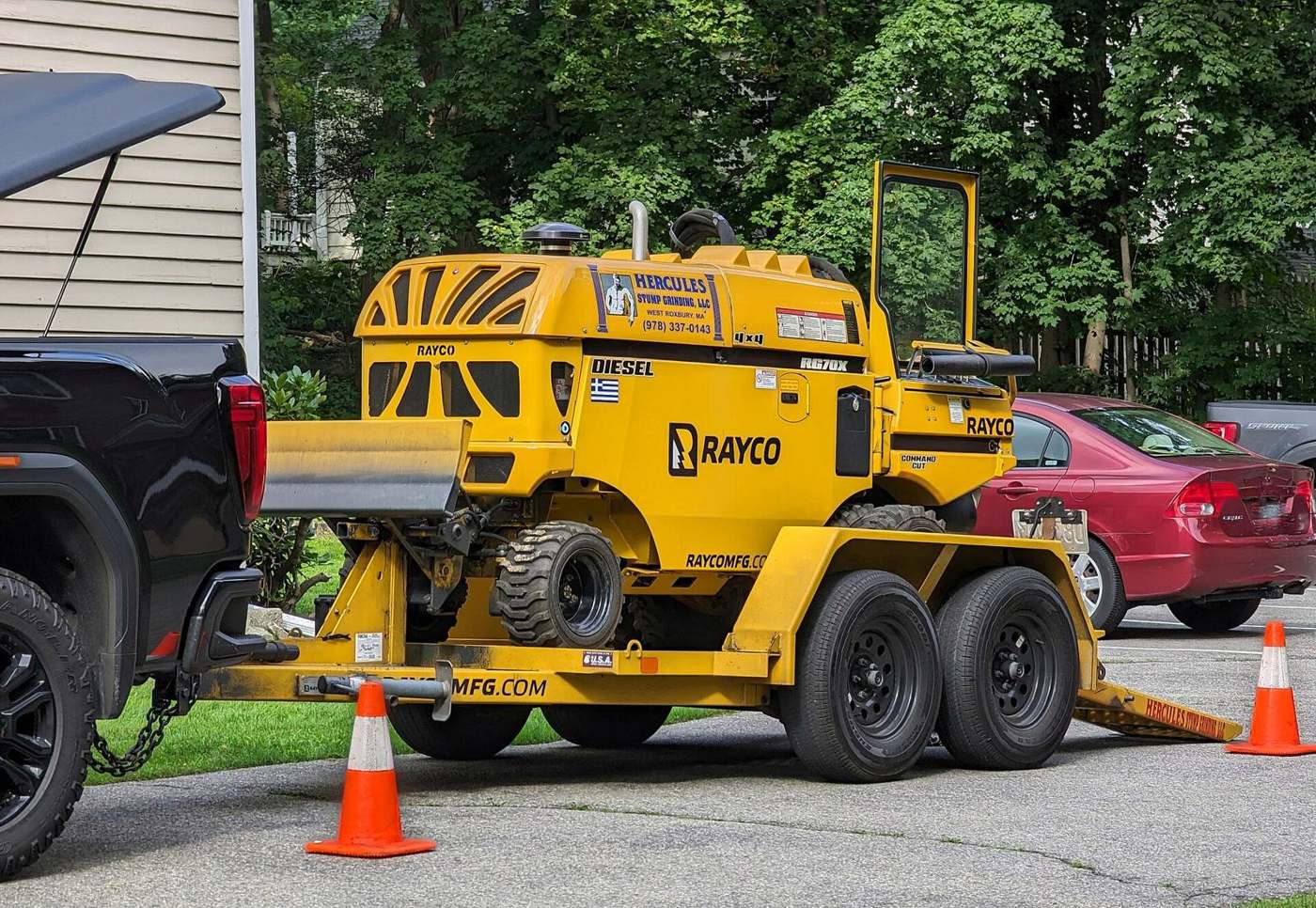 Stump grinding